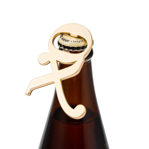 Gold XO Bottle Opener