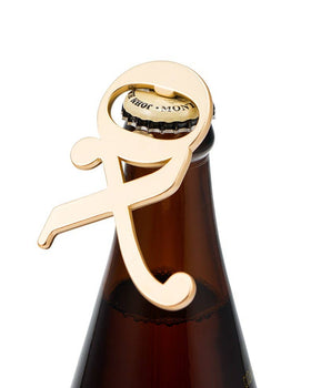 Gold XO Bottle Opener