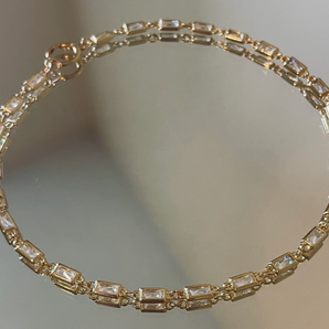 Christina Emerald Cut Choker| Saje Rose | Hudson Valley
