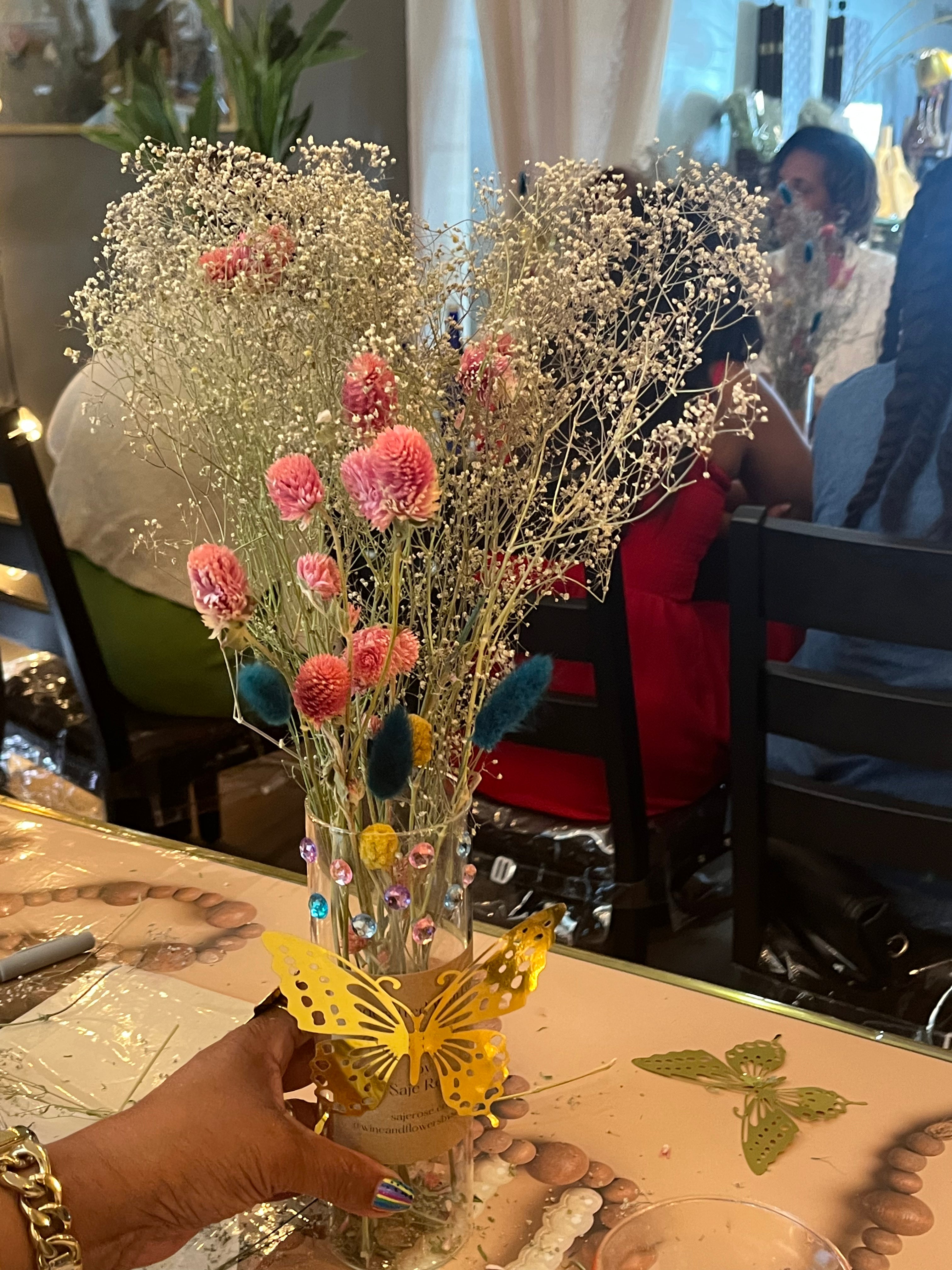 Sips & Stems | Dried Floral Arrangement Making Sessions