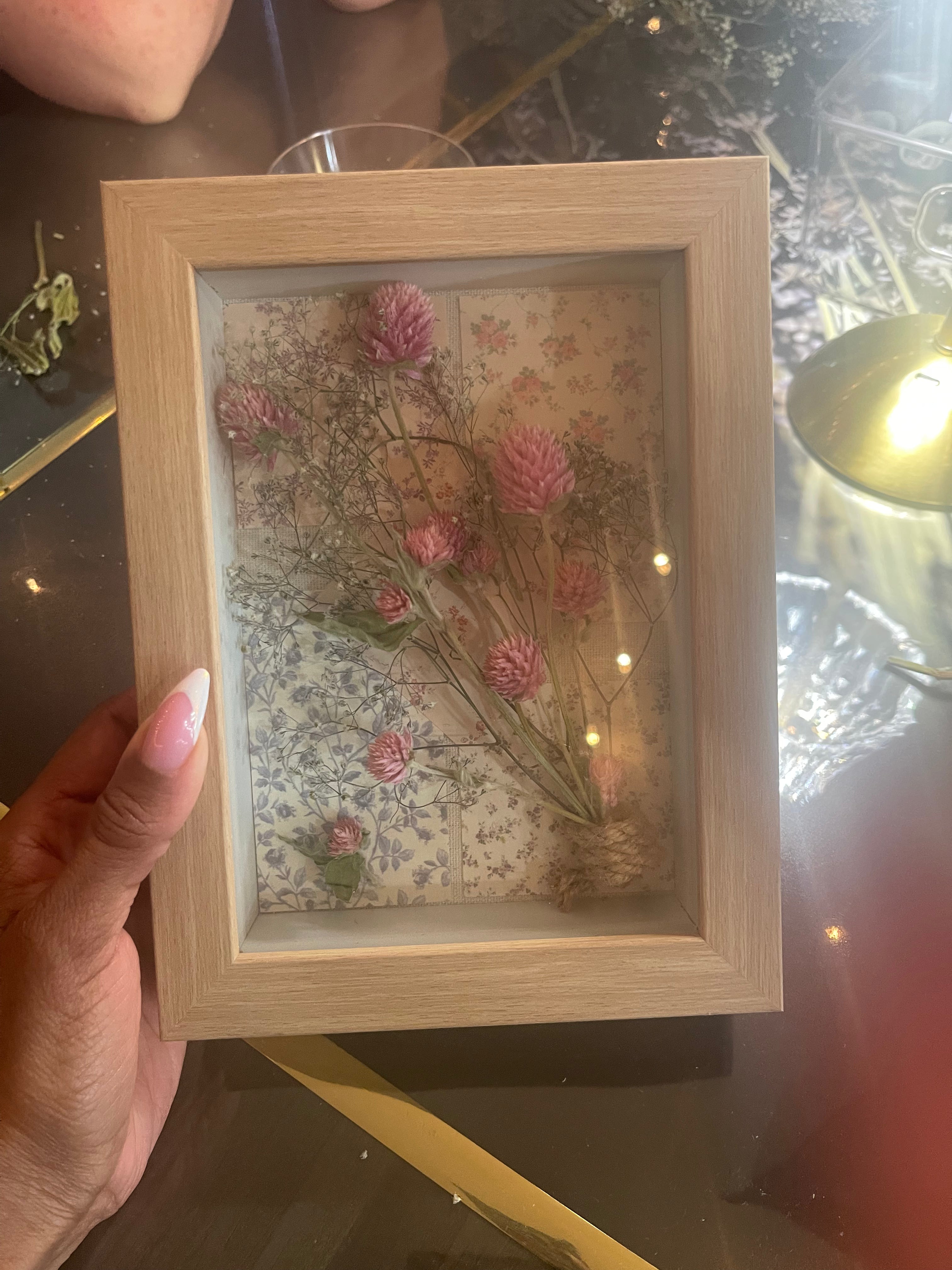 Framed Dried Floral Workshop