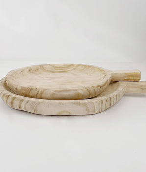 Paulownia Wood Tray Set