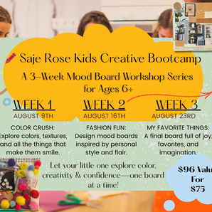 Saje Rose Kids Creative Bootcamp