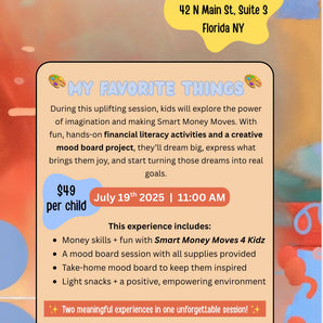 🖍️ My Favorite Things Kids Mood Board Workshop + Money Magic Intro