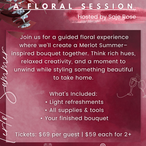 Merlot Summer: A Floral Session
