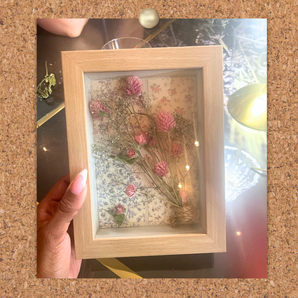 Saje Rose Framed Dried Floral Workshop in Florida NY