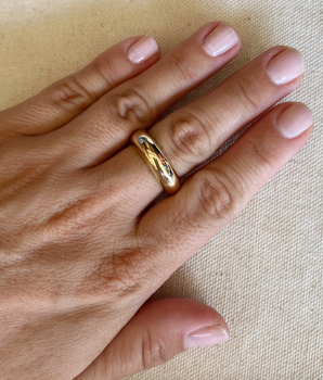 Chunky Rounded Band Ring