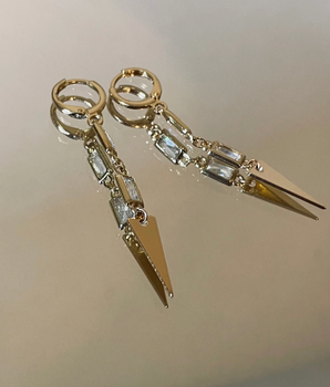 Christina Emerald Cut Earrings