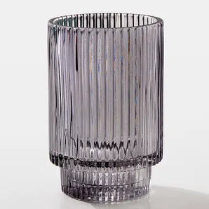 Smoked Glass Candle Holder Rental