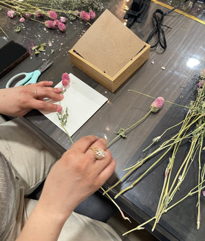 Workshop: Floral Shadow Box by Saje Rose 