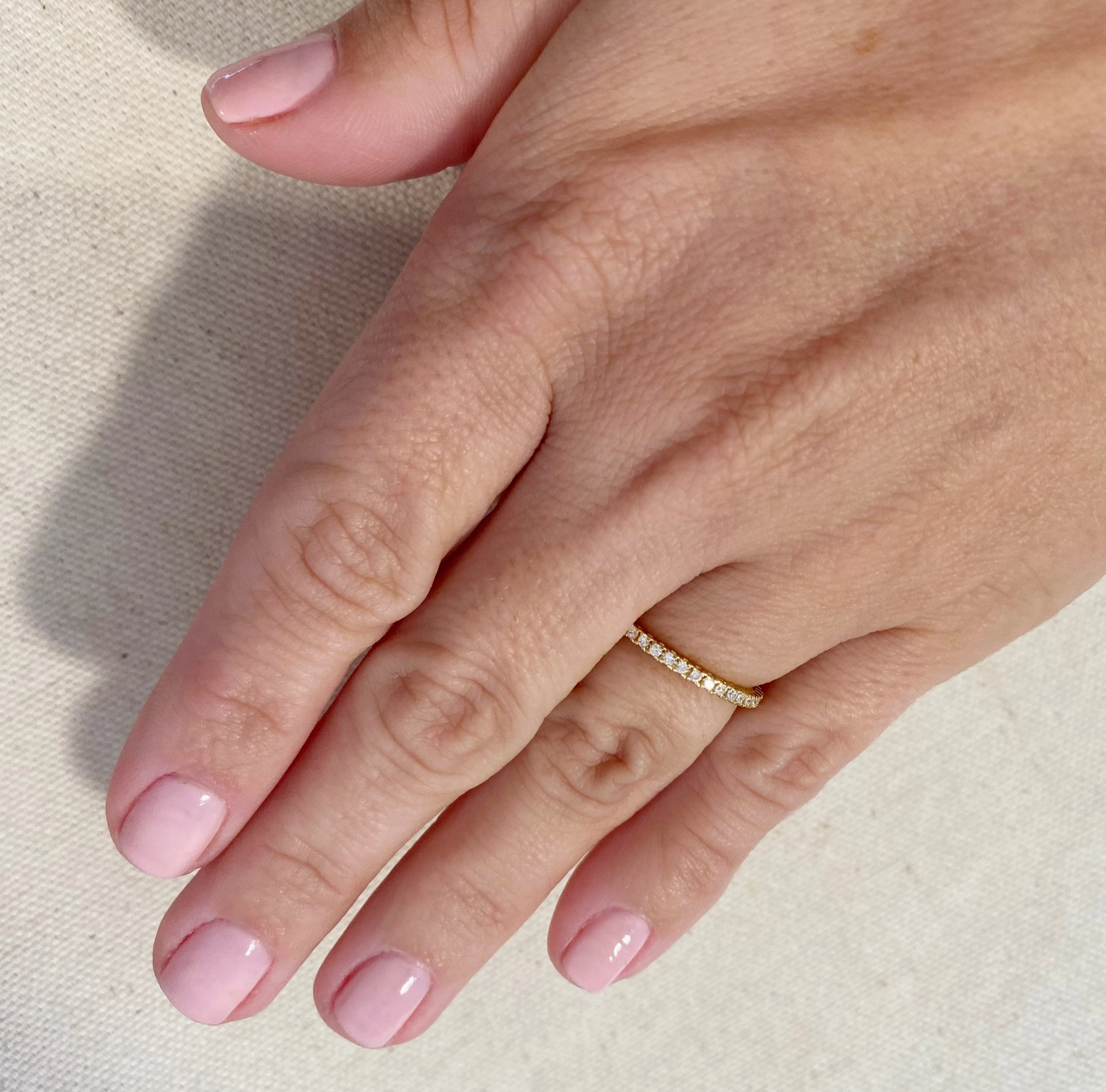 Zola Eternity Ring | Saje Rose | The Jewel Edit | Warwick NY | Hudson Valley NY | Orange County NY | Home Decor Essentials | Gold-filled Ring