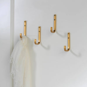 Metal Wall Hooks - Set of 4