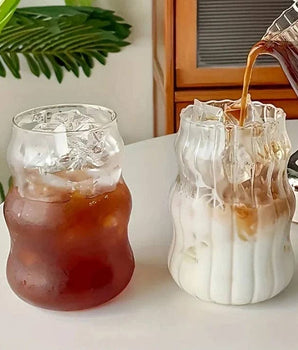 Heat Resistant Ribbed Tumbler | Set for 4