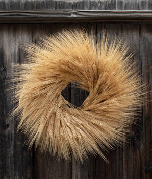 Dried Wheat Wreath