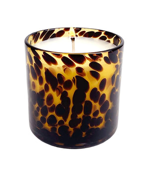 Fig & Aged Oak Amber Tortoise Soy Blend Candle