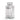 Glass jar filled with French Lavender & Salt on a white background