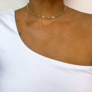 Christina Emerald Cut Choker | Saje Rose | Warwick NY