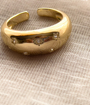 Saje Rose® Estrella Ring - One Size - 14K Gold Filled - Tarnish Resistant| Available to order on shopsajerose.com