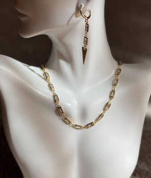 Christina Emerald Cut Choker - Saje Rose®