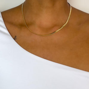 Saje Rose | Cyrus Herringbone Chain | 14" 16"